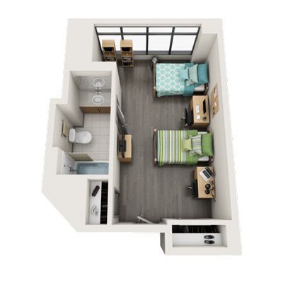 Deluxe Double Suite_floor_plan